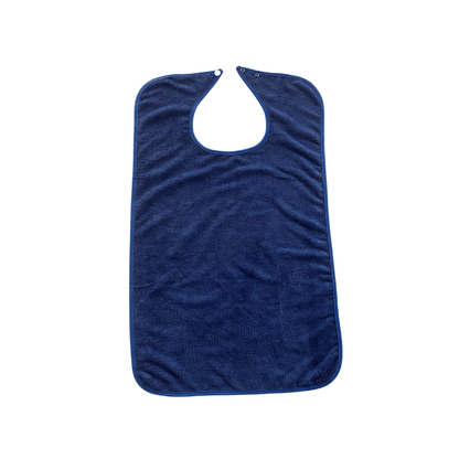 Adult Bib Microfibre Toweling / Clothing Protector (Adjustable) - Caring Clothing