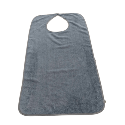 Adult Bib Microfibre Toweling / Clothing Protector (Adjustable) - Caring Clothing